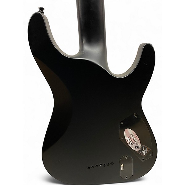 Used Schecter Guitar Research C7 Blackjack ATX left handed Black Solid Body Electric Guitar