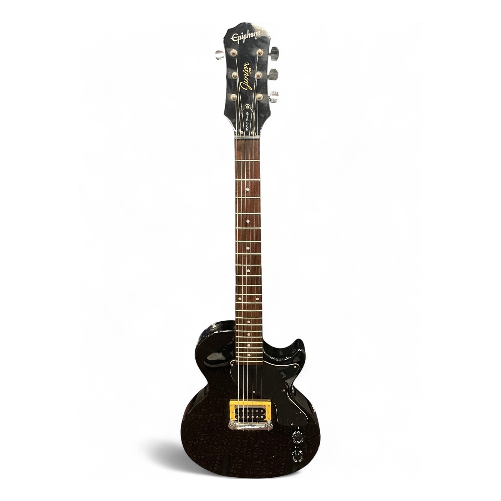 【美品】epiphone lespaul junior エボニーブラックつや消し Used Epiphone Les Paul Junior Single Cut Black Solid Body