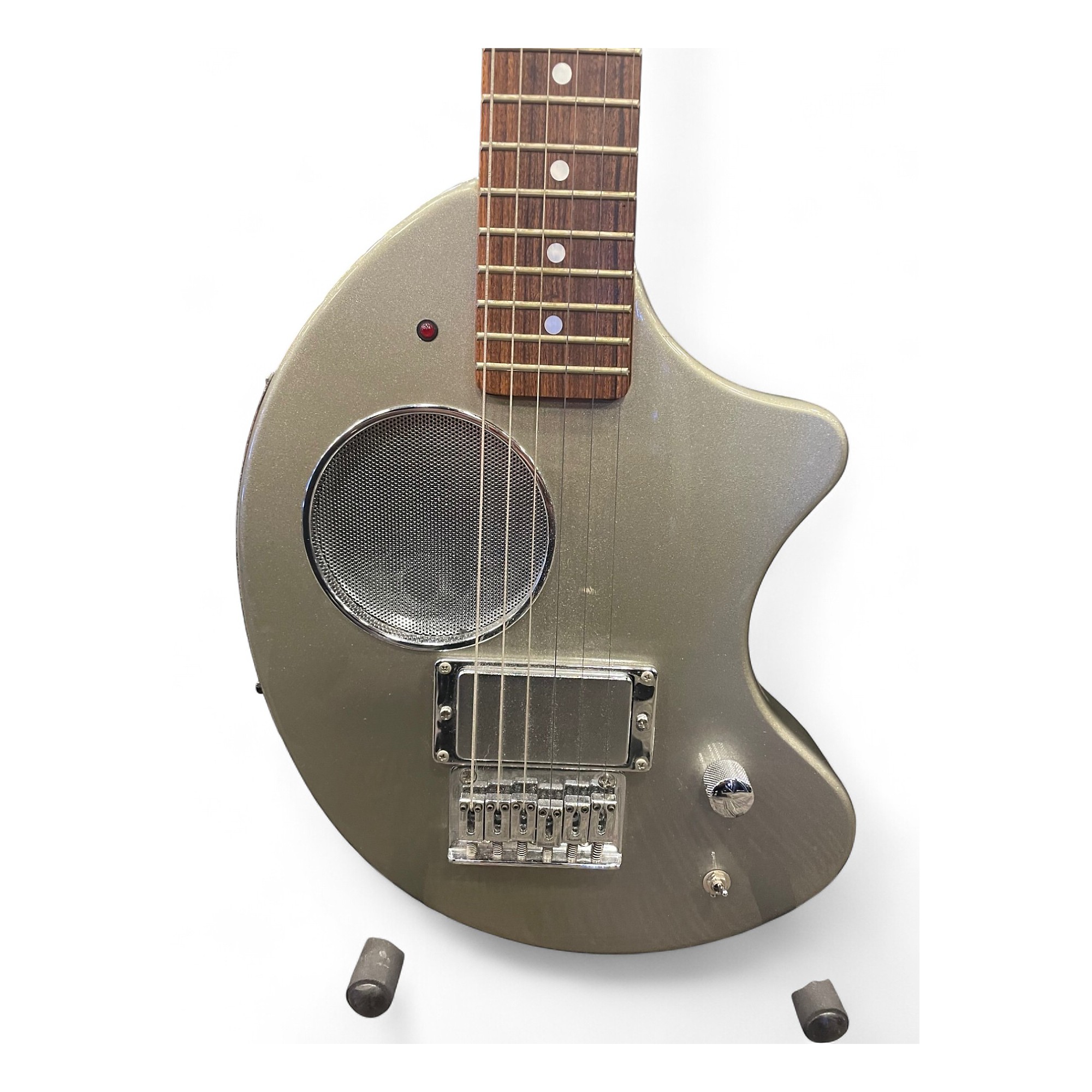Used Fernandes DIGI-ZO NOMAD Silver Solid Body Electric