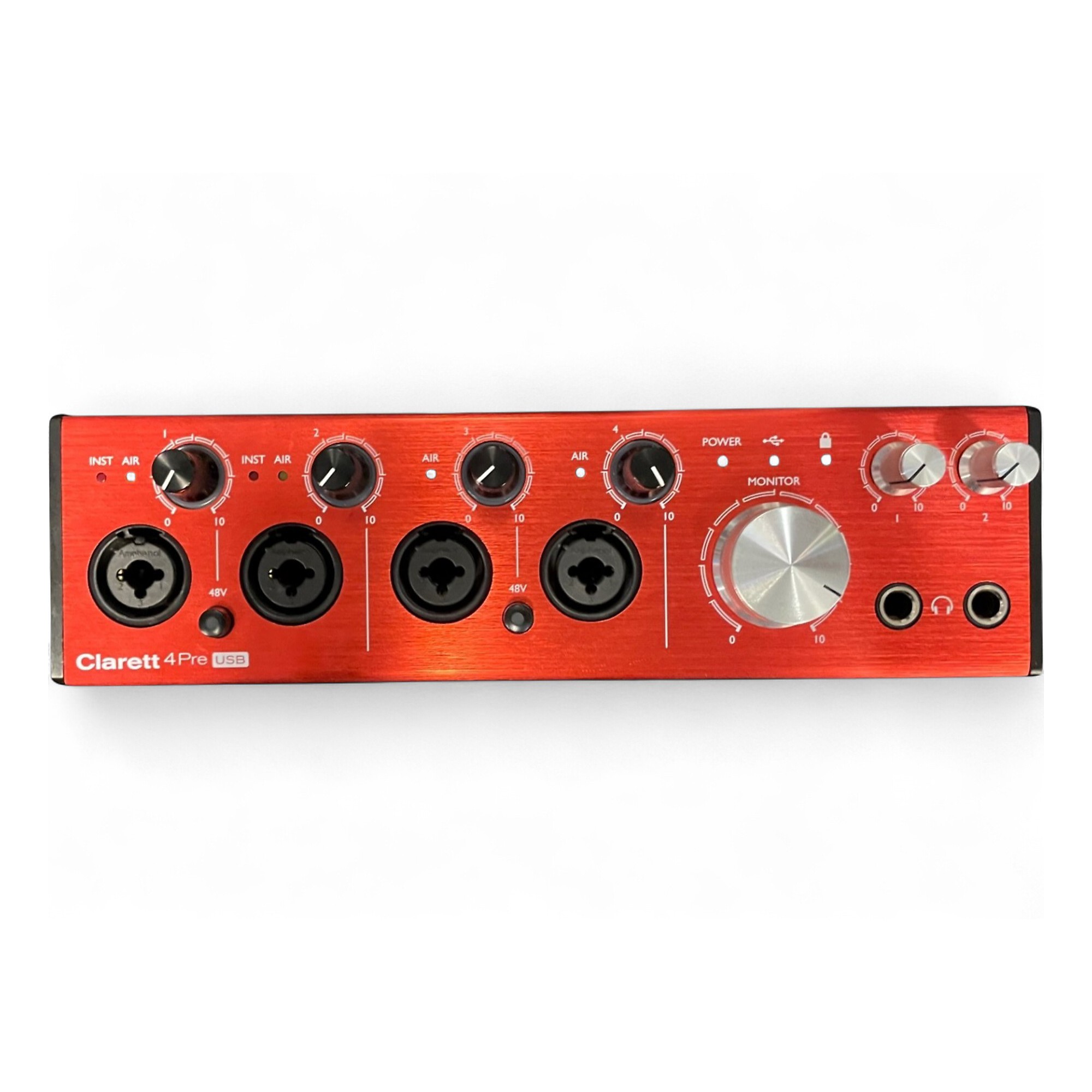 Focusrite　Clarett 4pre　USB Focusrite Clarett+ 4Pre USB Audio Interface | Guitar Center