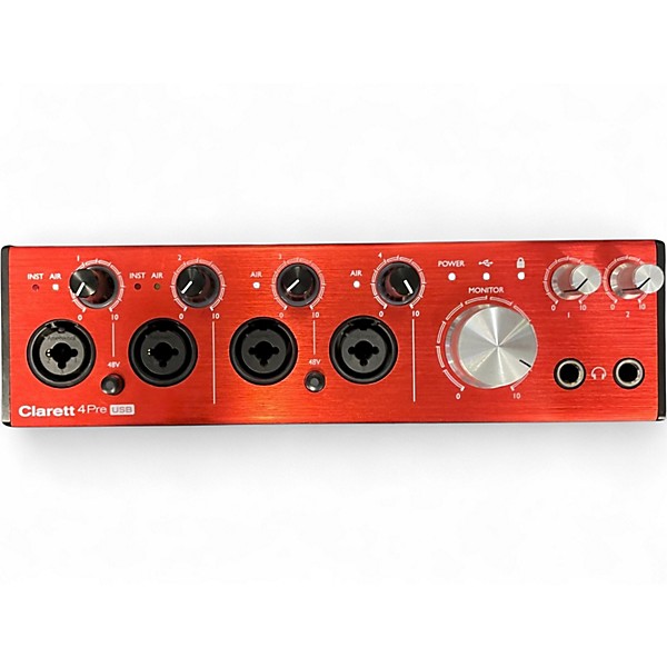 Used Focusrite Clarett 4Pre USB Audio Interface | Guitar Center