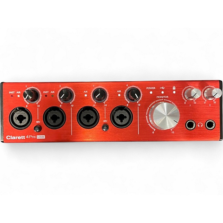 Used Focusrite Clarett 4Pre USB Audio Interface | Guitar Center