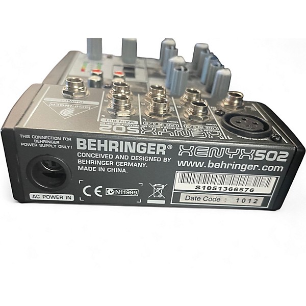 Used Behringer Xenyx 502 Unpowered Mixer
