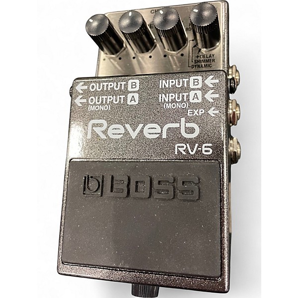Used BOSS RV6 Digital Reverb Effect Pedal