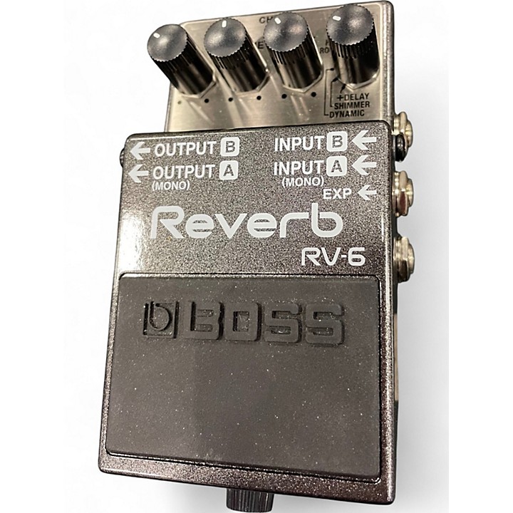 ギター RV-6 Digital Reverb Used BOSS RV6 Digital Reverb Effect Pedal | Guitar Center