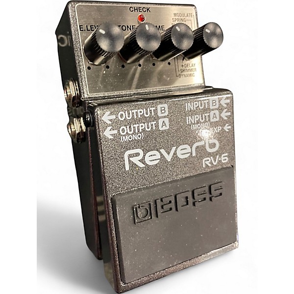 Used BOSS RV6 Digital Reverb Effect Pedal