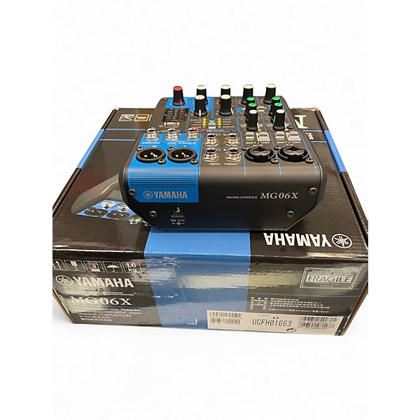 【極美品】Yamaha MG06X Amazon.com: YAMAHA MG06X 6-Input Compact Stereo Mixer with