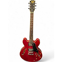 Used S101 Guitars 335 STYLE  Cherry Hollow Body Electric Guitar