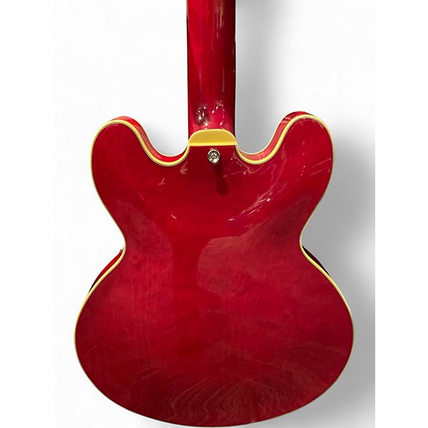 Used S101 Guitars 335 STYLE  Cherry Hollow Body Electric Guitar