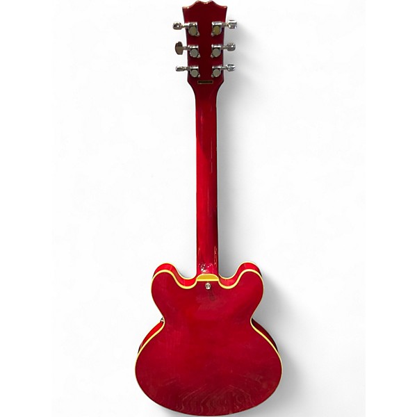 Used S101 Guitars 335 STYLE  Cherry Hollow Body Electric Guitar