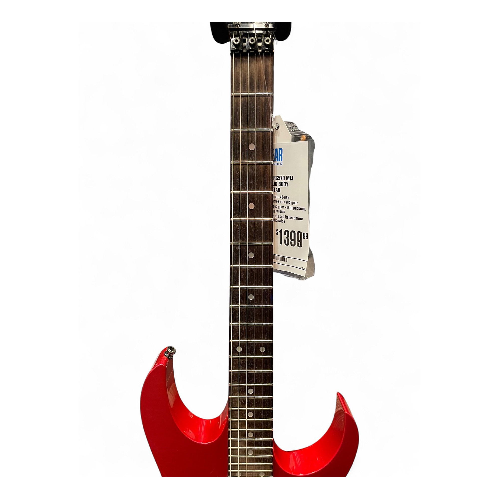 Used Ibanez RG570 MIJ 1990 Red Solid Body Electric Guitar