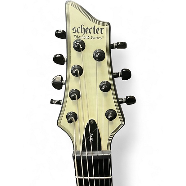 Used Schecter Guitar Research KM7 OFFWHITE Solid Body Electric Guitar