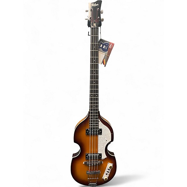Used Hofner hi-bbpe sunburst Electric Bass Guitar