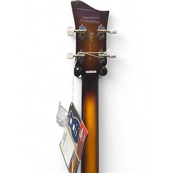 Used Hofner hi-bbpe sunburst Electric Bass Guitar