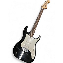Used Lyon By Washburn S TYPE GUITAR Black and White Solid Body Electric Guitar