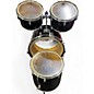 Vintage 1970s Slingerland 4 Piece 4 PC Drumset Black Drum Kit thumbnail