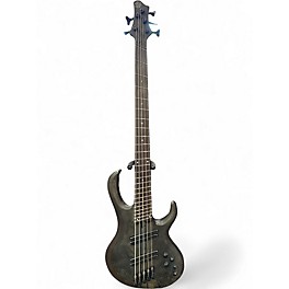 Used Ibanez BTB805MS Trans Black Electric Bass Guitar