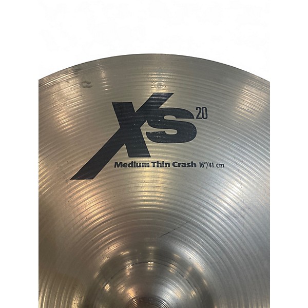 Used SABIAN 16in XS20 Medium Thin Crash Cymbal