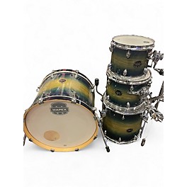 Used Mapex 4 Piece Armory shell pack rainforest burst Drum Kit
