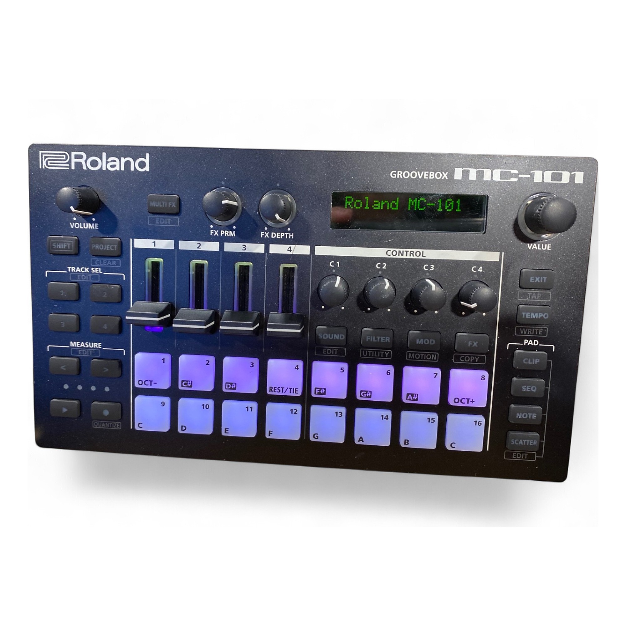 Roland グルーヴボックス MC-101 Used Roland MC101 Groovebox Production Controller | Guitar