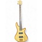 Used Schecter Guitar Research Stiletto Custom 5 String Natural Electric Bass Guitar thumbnail