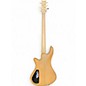 Used Schecter Guitar Research Stiletto Custom 5 String Natural Electric Bass Guitar