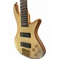Used Schecter Guitar Research Stiletto Custom 5 String Natural Electric Bass Guitar
