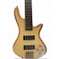 Used Schecter Guitar Research Stiletto Custom 5 String Natural Electric Bass Guitar