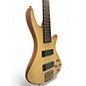 Used Schecter Guitar Research Stiletto Custom 5 String Natural Electric Bass Guitar