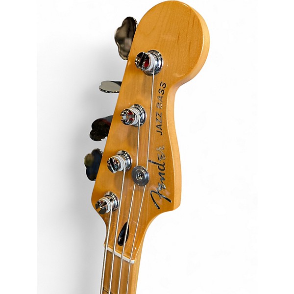 Used Fender Player Plus Active Jazz Bass Olympic Pearl Electric Bass Guitar