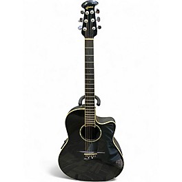 Used Ovation CSE24 Black Acoustic Electric Guitar