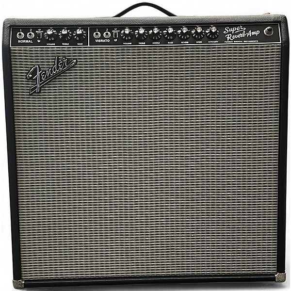 Used Fender 1965 Reissue Super Reverb 45W 4x10 Tube Guitar Combo Amp