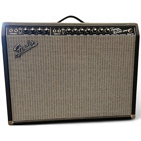 Used Fender 1965 Reissue Twin Reverb 85W 2x12 Tube Guitar Combo Amp
