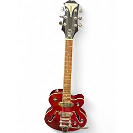 Used Epiphone Wildkat with Bigsby Candy Apple Red Hollow Body Electric Guitar