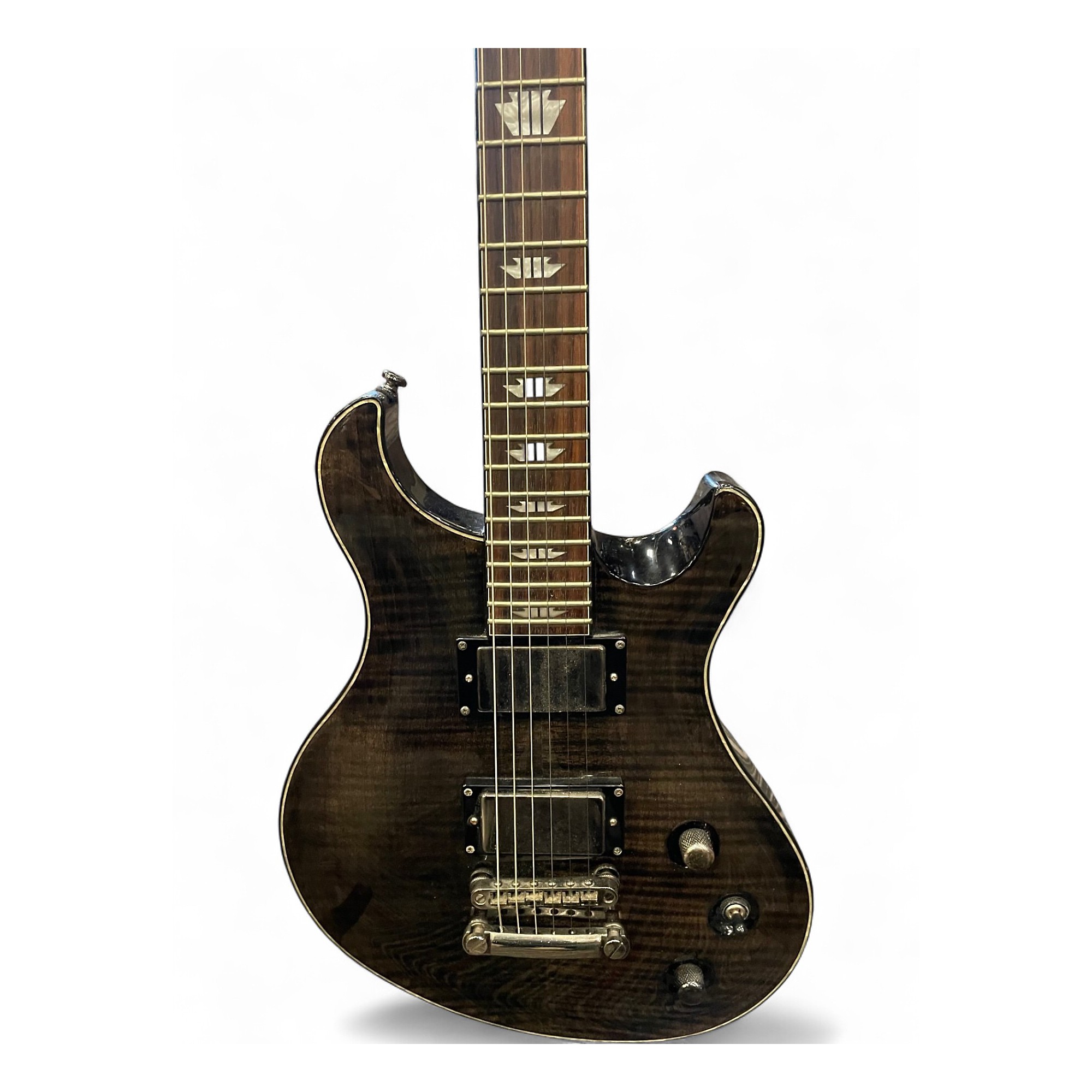 Used Charvel Desolation Double Cutaway 1 Trans Black Solid Body