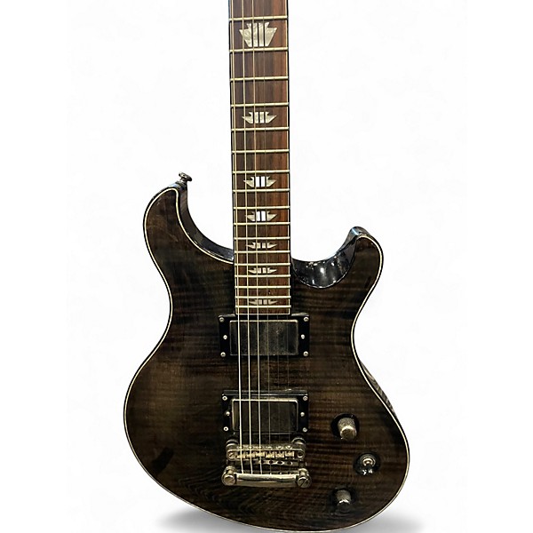 Used Charvel Desolation Double Cutaway 1 Trans Black Solid Body Electric Guitar