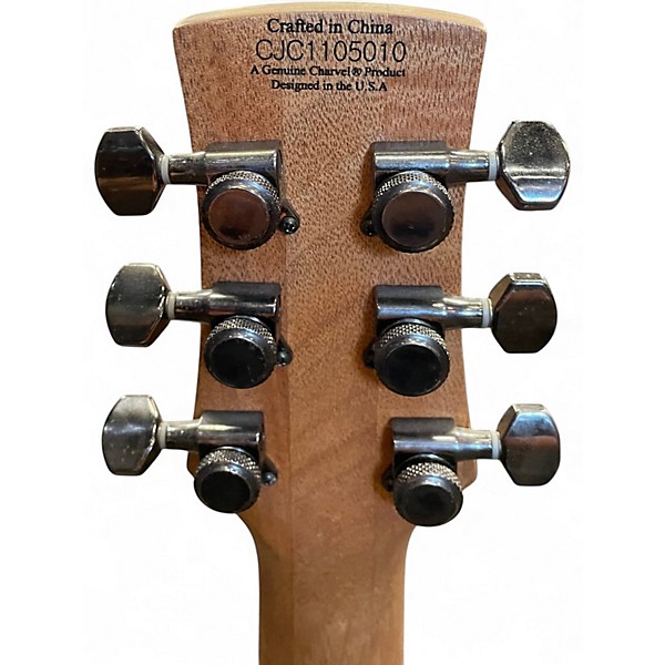 Used Charvel Desolation Double Cutaway 1 Trans Black Solid Body Electric Guitar