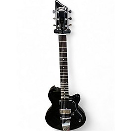 Used Supro ISLAND SERIES JAMEPORT Black Solid Body Electric Guitar