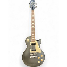 Used Epiphone Les Paul Traditional Pro IV Black and White Solid Body Electric Guitar