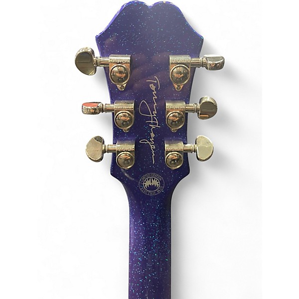 Used Epiphone Tommy Thayer Les Paul Standard Purple Solid Body Electric Guitar