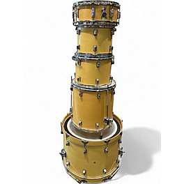 Used Taye Drums 5 Piece PRO X Yellow Drum Kit