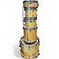 Used Taye Drums 5 Piece PRO X Yellow Drum Kit