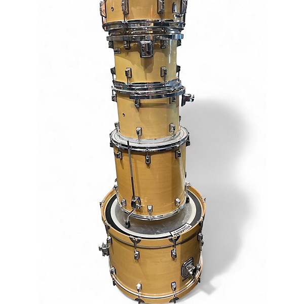 Used Taye Drums 5 Piece PRO X Yellow Drum Kit