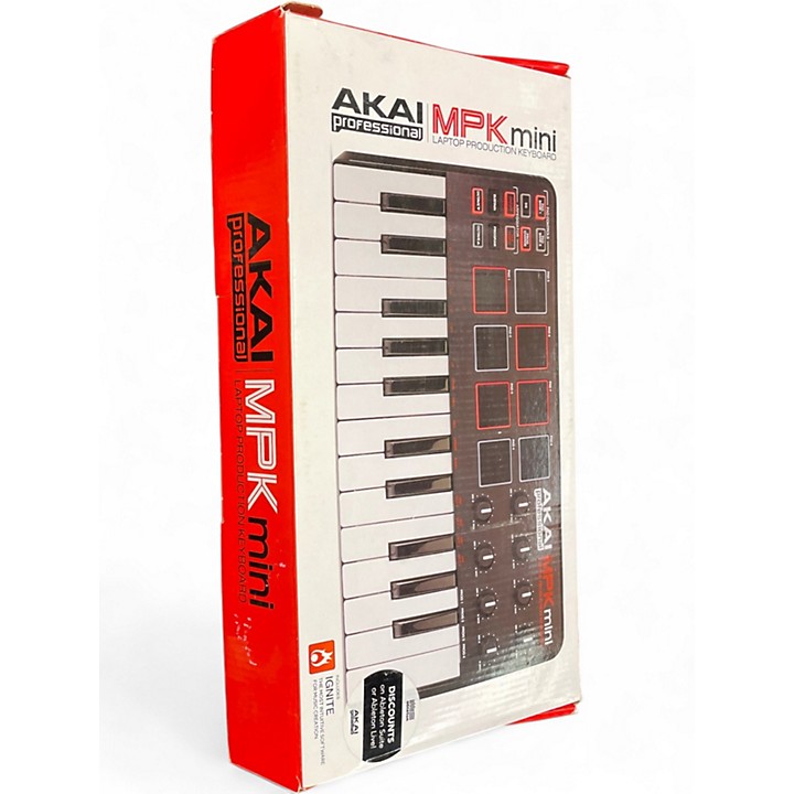 Used Akai Professional MPK Mini MKII MIDI Controller