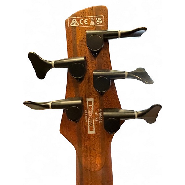 Used Ibanez SR505 5 String Natural Electric Bass Guitar