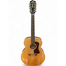 Used Guild JF30-12 B1 Natural 12 String Acoustic Electric Guitar