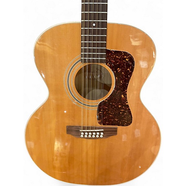 Used Guild JF30-12 B1 Natural 12 String Acoustic Electric Guitar