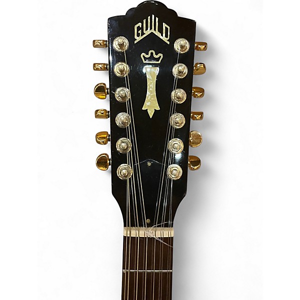 Used Guild JF30-12 B1 Natural 12 String Acoustic Electric Guitar