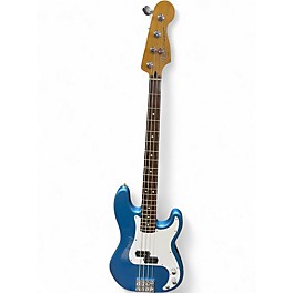 Used Fender Standard Precision Bass Blue Electric Bass Guitar