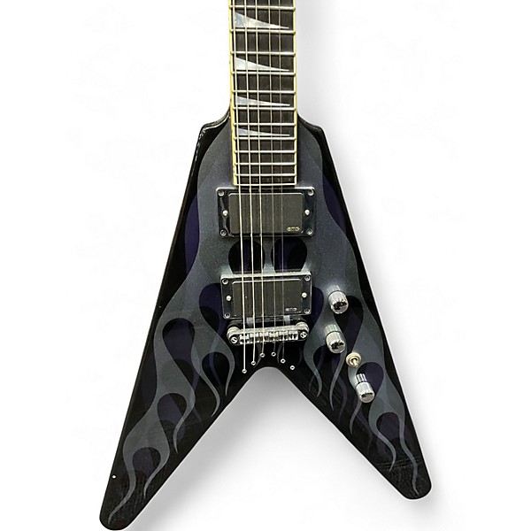 Used Jackson Y2KV DAVE MUSTAINE PURPLE FLAME Solid Body